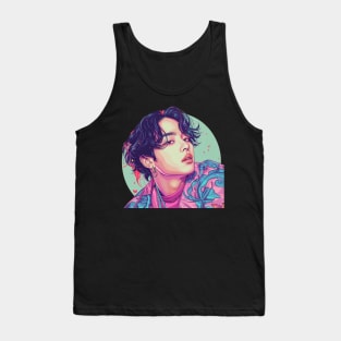 K POP Fan Art Korean K-POP Idol Tank Top